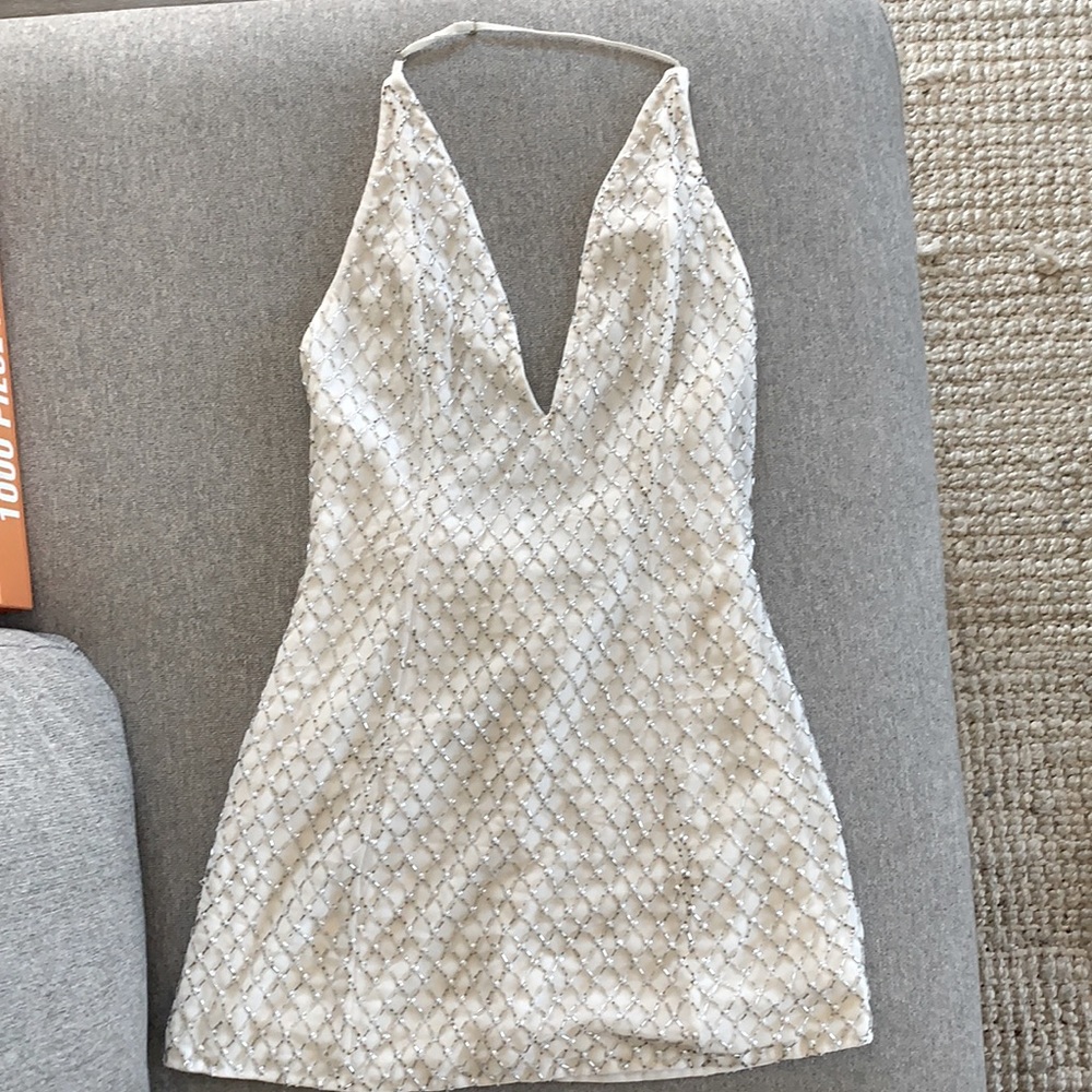NBD backless mini dress!